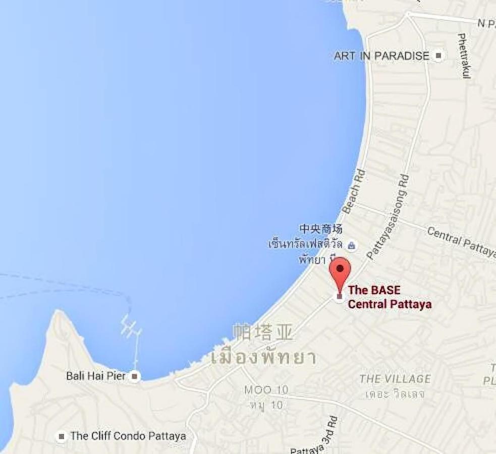 2 Bed Room, Large Living Room @ Central Pattaya Luaran gambar